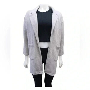 Zara  Light Grey Open Cardigan Size Medium